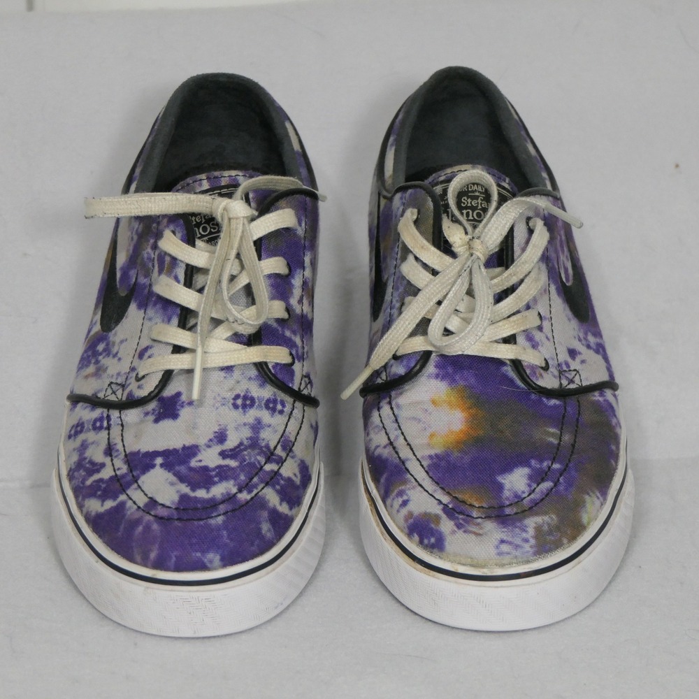 Nike Mens SB Zoom Stefan Janoski Shoes 10 Purple Tie Dye Skate 678472-104 2014 - Picture 10 of 13